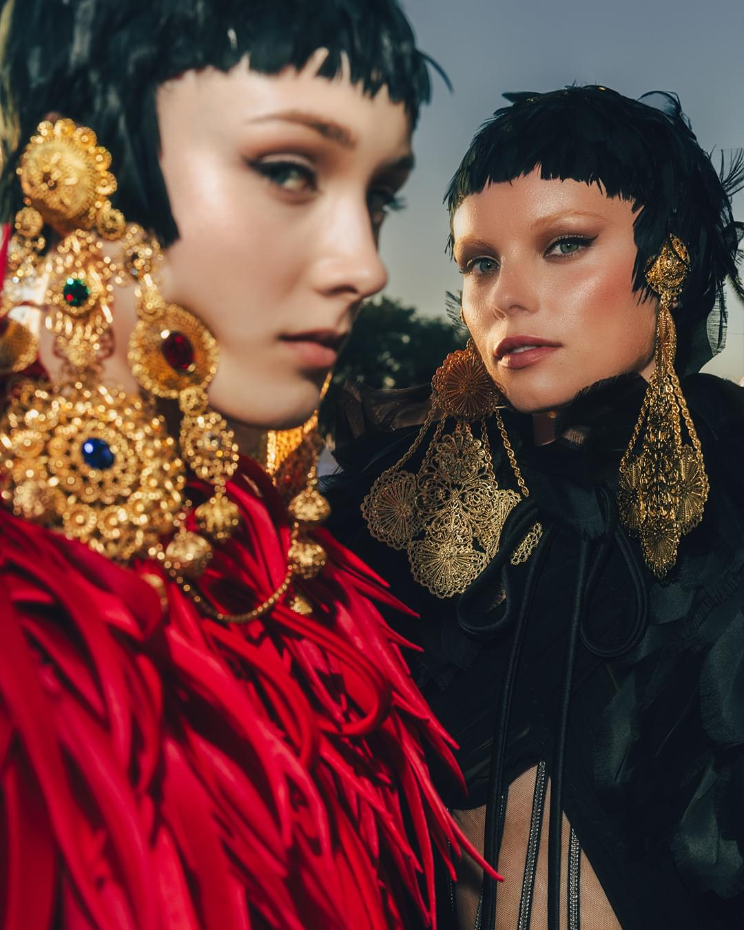 未使用タグ付　Dolce&Gabbana  スパンコール　スカートセットアップ fashion Dolce&Gabbana with Masami Nagasawa 『現代女性の品格。長澤