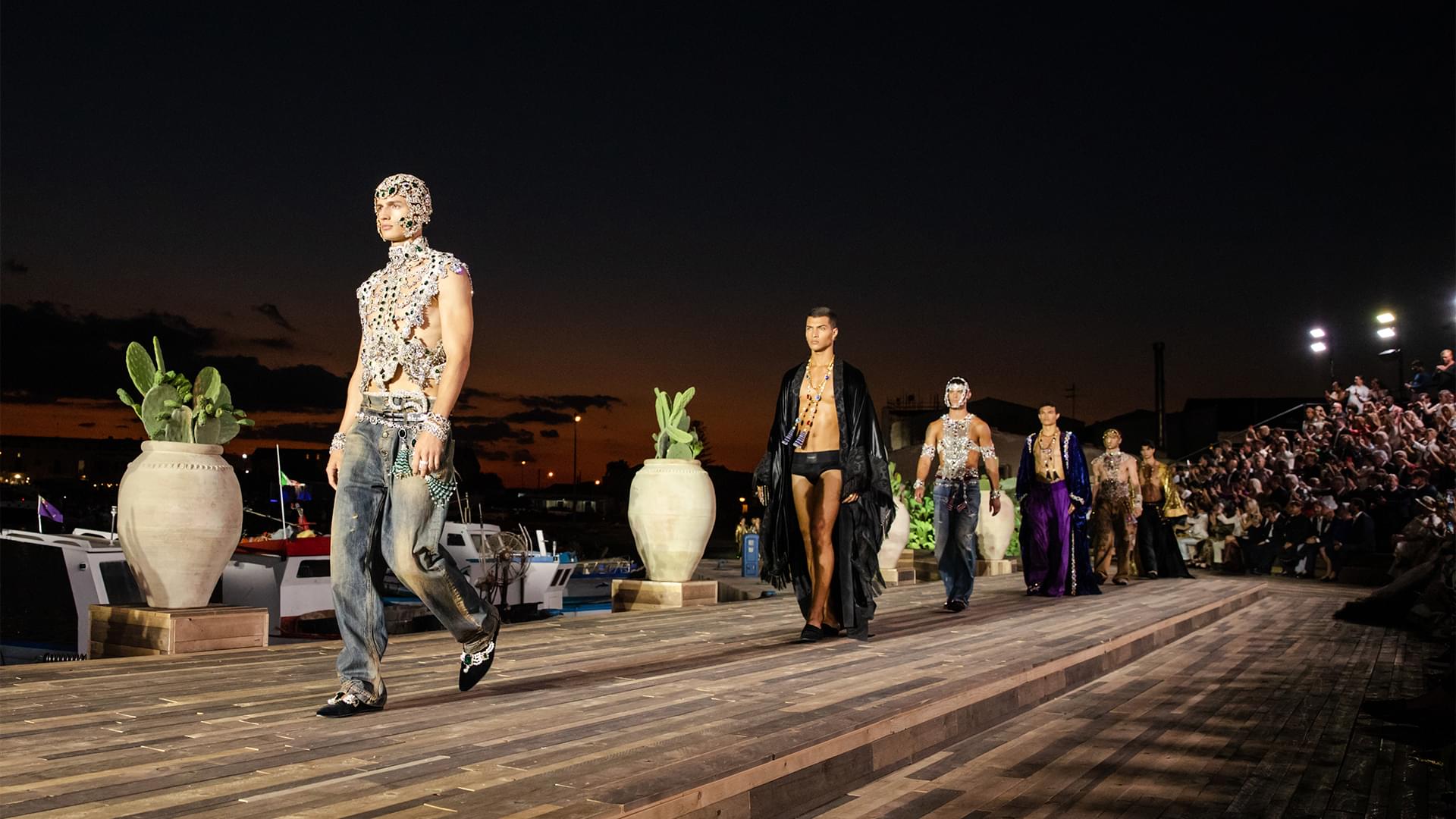 Dolce&Gabbana Fashion Show Ortigia, 9th July 2022, Piazza Duomo